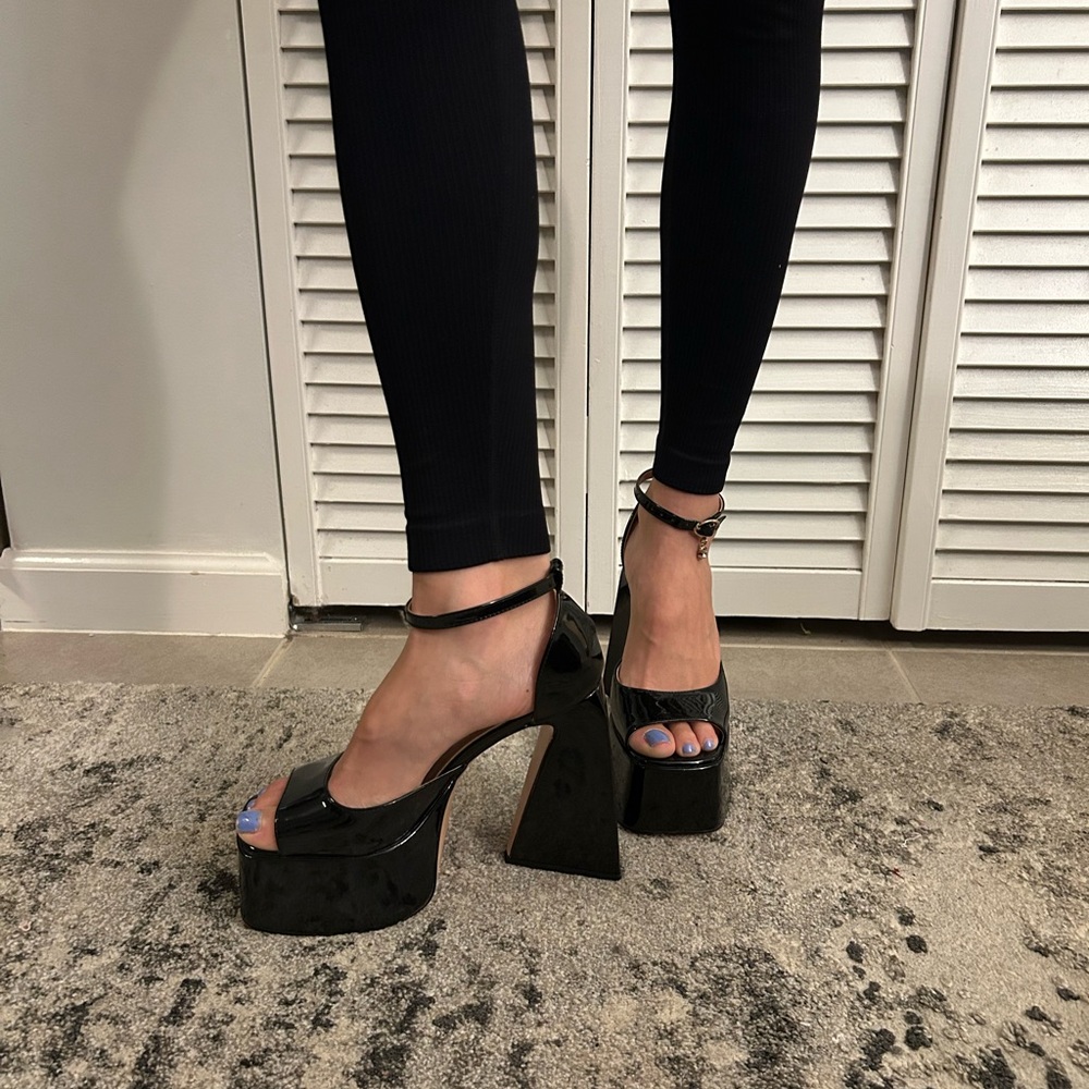 Black Platform Heels